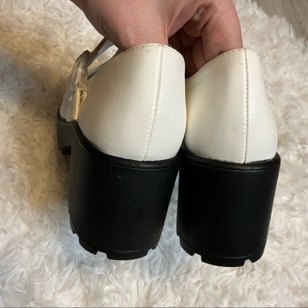 Dolls Kill X Koi White Sia Platform Mary Janes - Picture 11 of 14